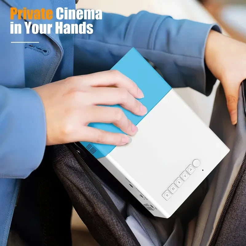 YG300 Portable Mini Projector, High-Definition Television, USB, SD Memory Support, Outdoor Movie Projector